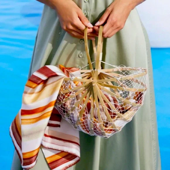 CULT GAIA ZADIE BAG IN NATURAL LUXURY DESIGNER PIECE OS - Picture 2 of 11